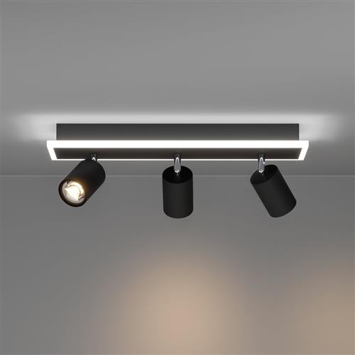 Rimbocchi 1 Black LED Triple Spotlight 901636