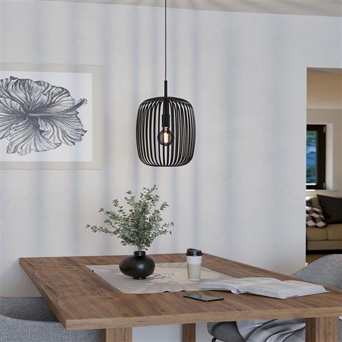 Romazzina Single Black Pendant Light 900494