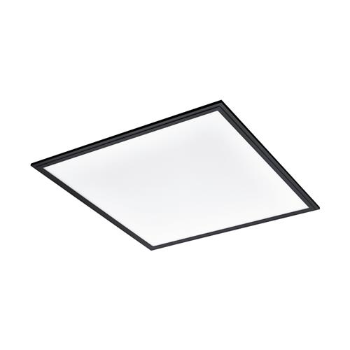 Salobrena 1 Large Black Square Cool White LED Flush Fitting 900819