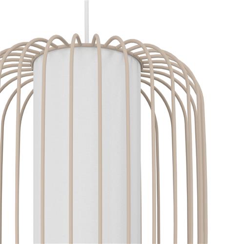 Terrarosa 240mm Sandy And White Coloured Pendant 900866 The Lighting Superstore 8435