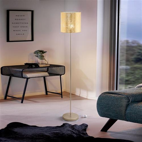 Viserbella Pale Beige Floor Lamp 97647