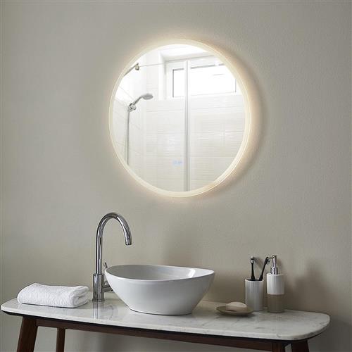 Eclipse LED IP44 14 Watt CCT Slim Round Bathroom Mirror 108280