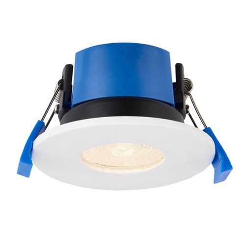 ShieldPRO IP65 Matt White LED Dual Wattage CCT Fire-Rated Downlight 112551