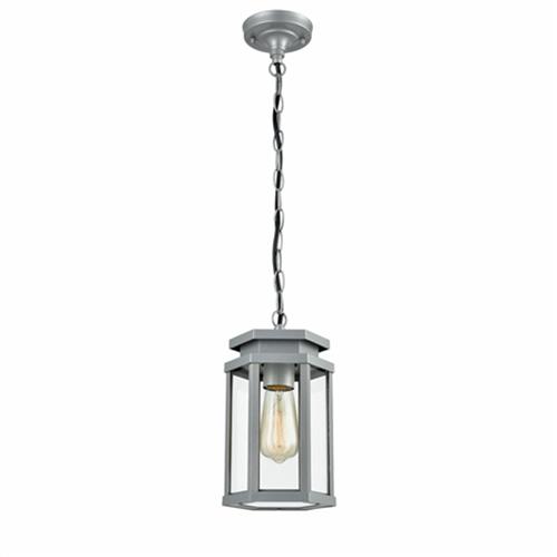 Alfresco IP44 Silver Outdoor Pendant Fitting EXT6624