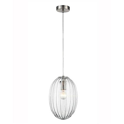 Almond Clear Glass Medium Ceiling Pendant PCH223