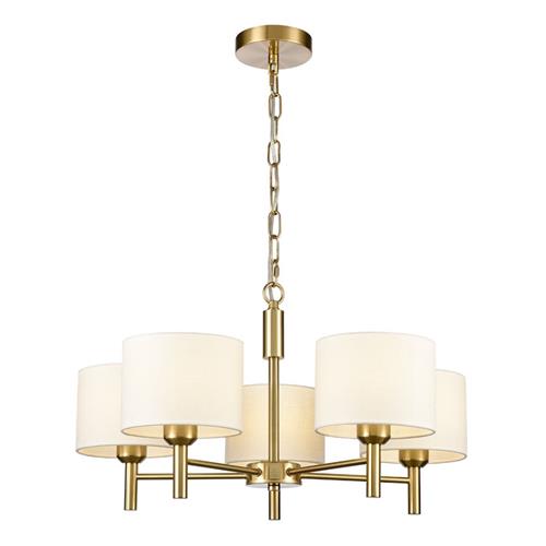 Barolo Aged Brass 5 Light Pendant FL2471-5