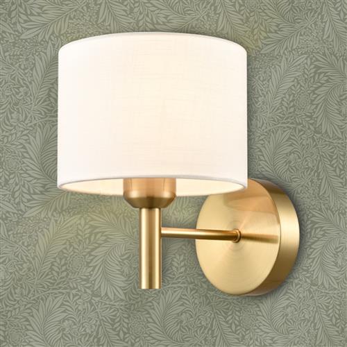 Barolo Aged Brass Single Wall Light FL2471-1