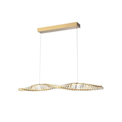 Cleopatra Aged Brass LED Bar Pendant PCH456