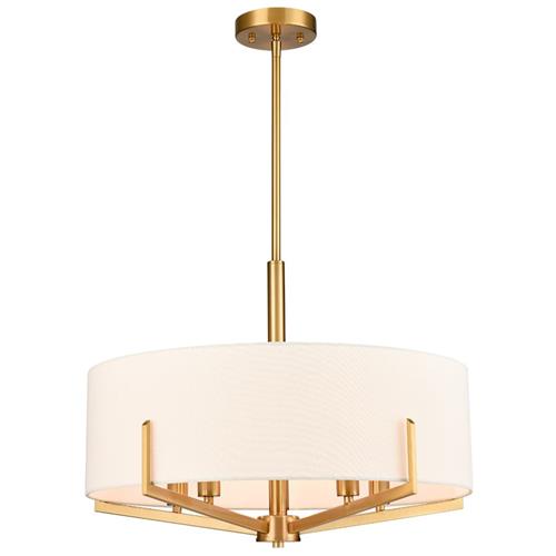 Clifton Aged Brass Ceiling Pendant/Semi-Flush FL2488-5