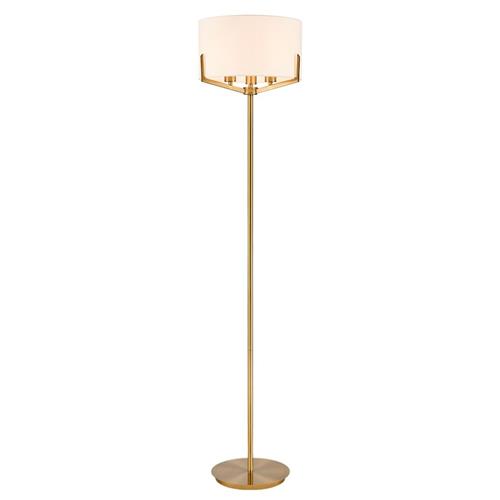 Clifton Aged Brass Floor Lamp SL263