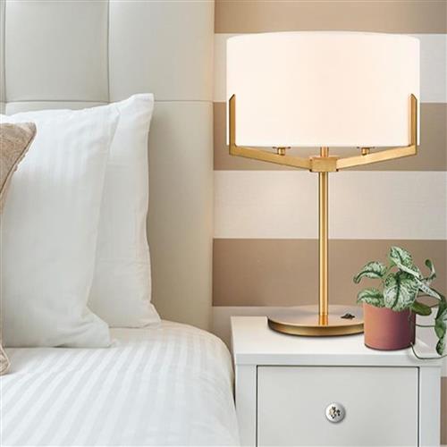 Clifton Aged Brass Table Lamp TL206