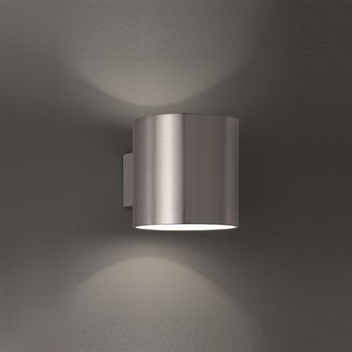 Cylinder Satin Nickel Wall Light WB066