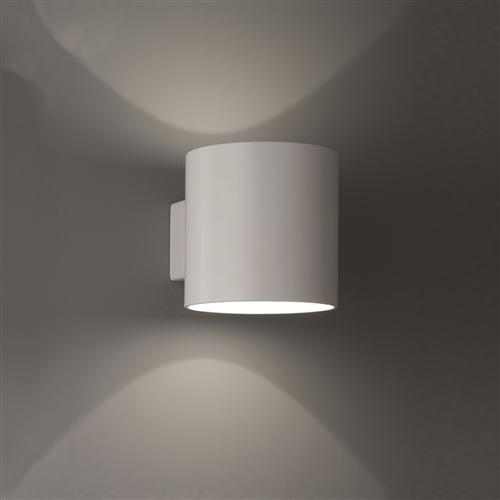 Cylinder White Wall Light WB067