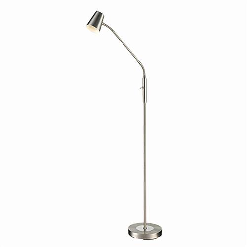 Dayna Satin Nickel Floor Lamp SL248