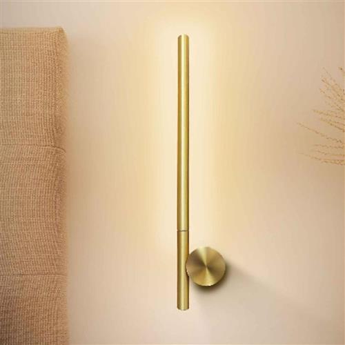 Fabula Satin Brass LED Adjustable Wall Light WB429