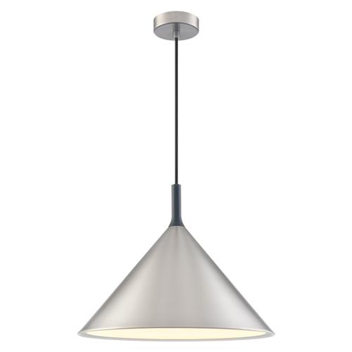 Joy Satin Nickel Large Pendant PCH445