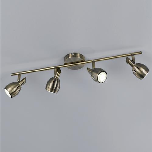 Tivoli 4-Light Bronze Ceiling Spotlight Bar SPOT9014