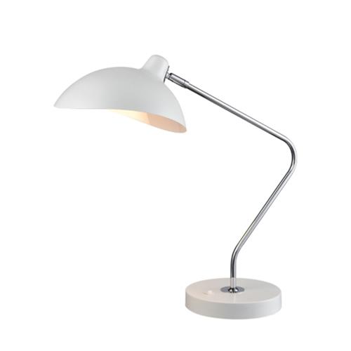 Table Lamp White and Chrome Finished TL515