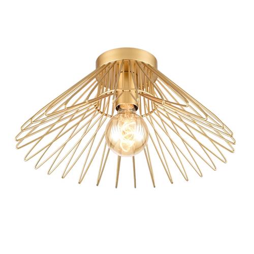 Thatch Gold Flush Ceiling Fitting CF5815