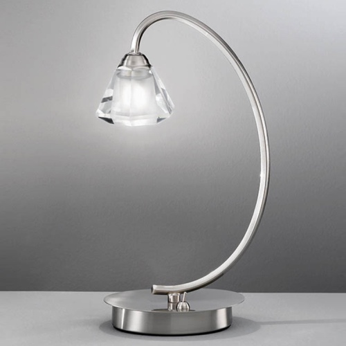 Twista Satin Nickel Single Table Lamp TL971