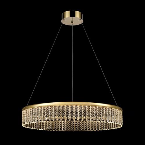 Victoria Large Gold And Crystal LED Pendant PCH451