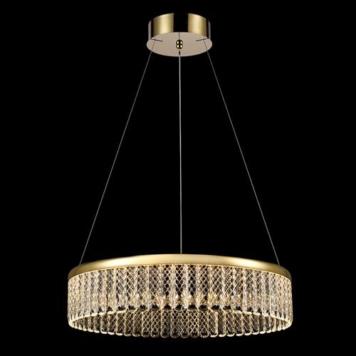 Victoria Small Gold And Crystal LED Pendant PCH450