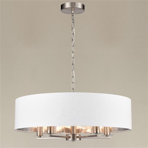 Windsor Satin Nickel 5 Light Pendant FL2492-5