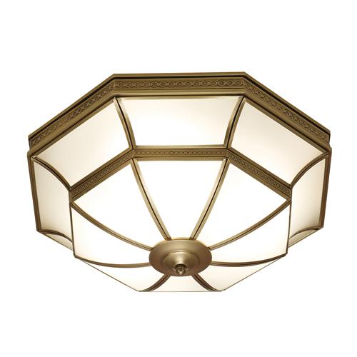 Balfour Antique Brass Flush Ceiling Light Sn02fl47 The Lighting Superstore