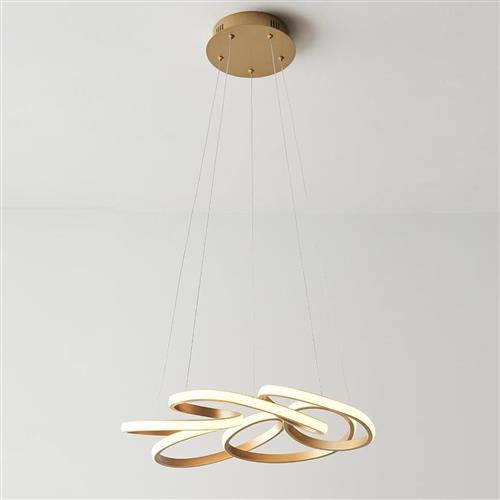 Boniea Satin Gold LED Ceiling Pendant Boniea-SG1