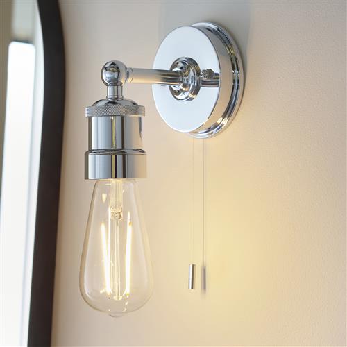 IP44 Polished Chrome Bathroom Wall Light Astelia-1