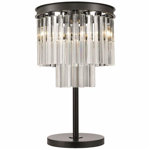 Bellamy Crystal Tiered Table lamp 036CS3T