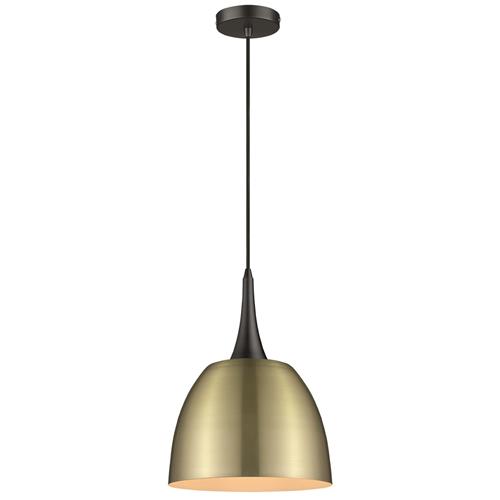 Acton Antique Brass Domed High Gloss Ceiling Pendant ACTO032AB1PEND