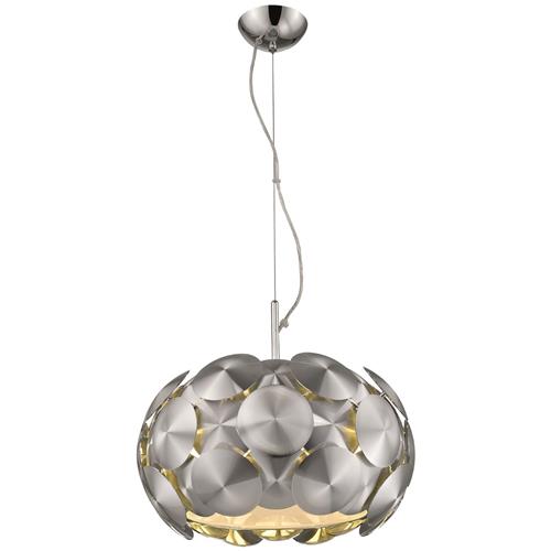 Benedetta Brushed Chrome Disc Five Light Pendant 041chd