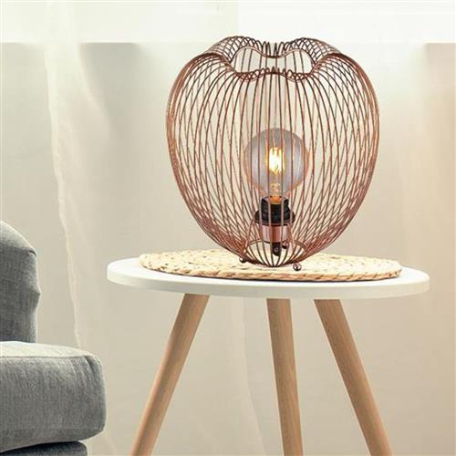 Dollis Copper Bird Cage Effect Table Lamp DOLL030CP1TABL