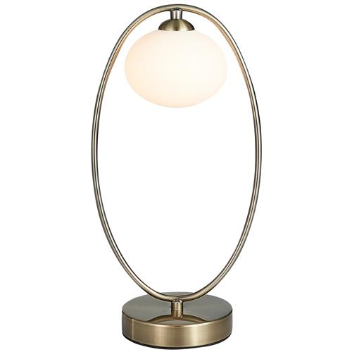 Leyburn Antique Brass Touch Table Lamp LEYB018AB1TABL