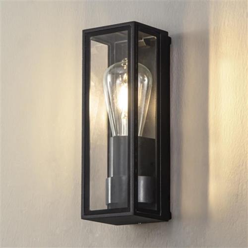 Norfolk Anthracite And Clear IP65 Bathroom Wall Light LT31461