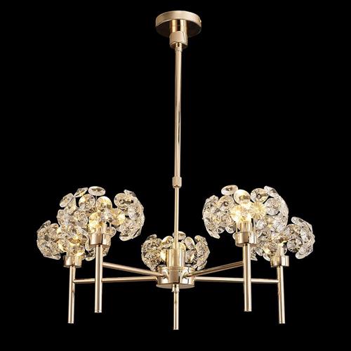 Ohio French Gold 5 Light Multi-Arm Pendant LT32899