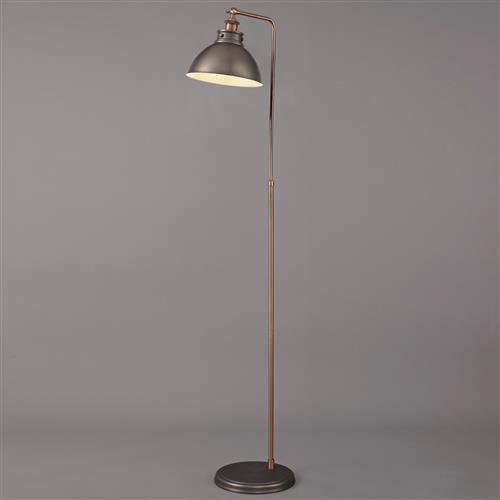 Tucson Antique Silver And Copper Finish Floor Lamp LT30595