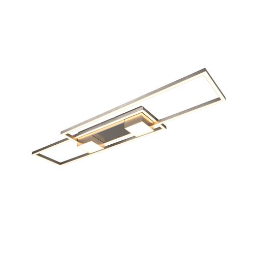 Albany LED Dimmable Matt Nickel Flush Ceiling Fitting 647710407