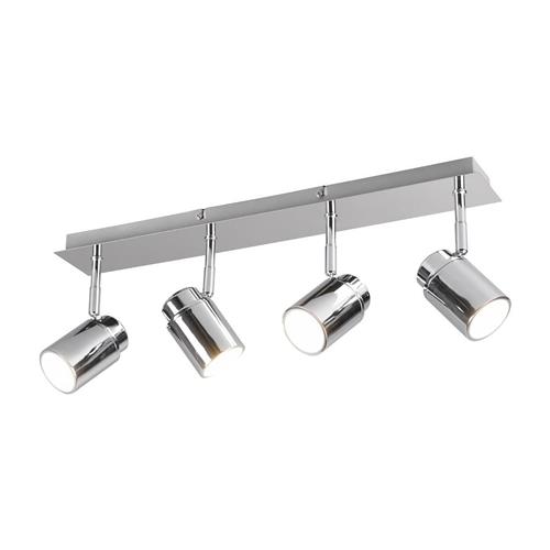 Angelo IP44 Chrome Bathroom Four Light Ceiling Spot 880400406