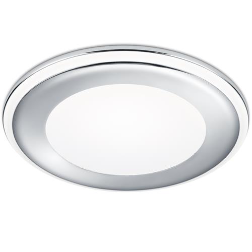 Aura Large Chrome Finish Dual LED Downlight 652410106