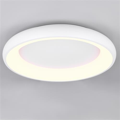 Cardona 620mm White LED Flush Ceiling Light 649616031