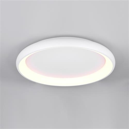 Cardona 750mm White LED Flush Ceiling Light 649617531