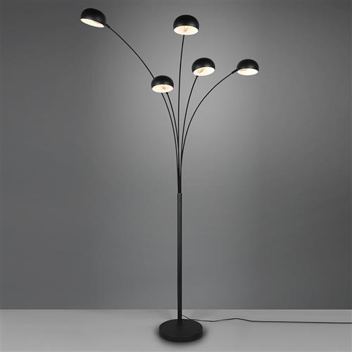 Dito Matt Black 5 Light Floor Lamp R46155032