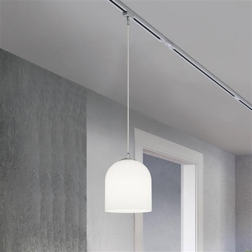 Duoline Ontario White Glass Track Pendant 73520101