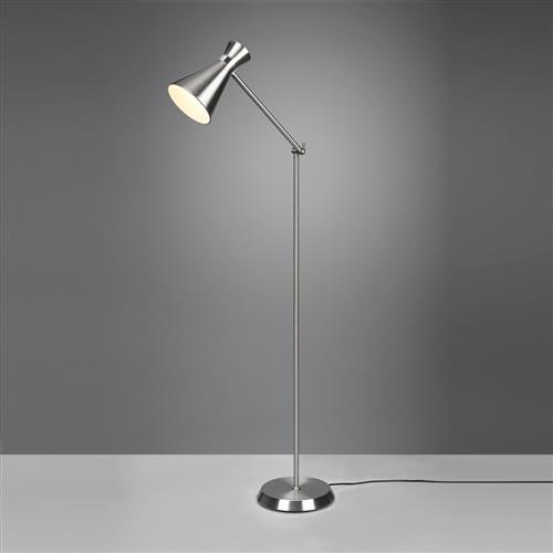 Enzo Matt Nickel Adjustable Floor Lamp R40781007