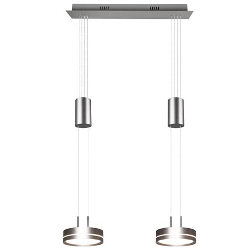 Franklin Nickel Double Rise And Fall LED Pendant 326510207