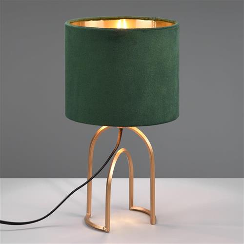 Grace Gold (colour) And Green Table Lamp Complete R51131015