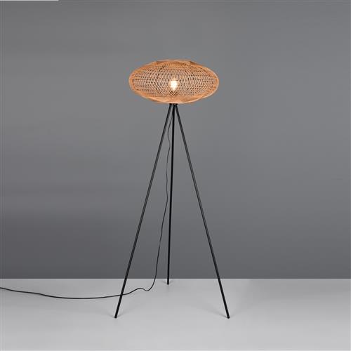 Hedda Tripod Floor Lamp Black & Beige 412300136