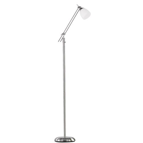 Icaro Matt Nickel Reading Floor Lamp 4035011-07